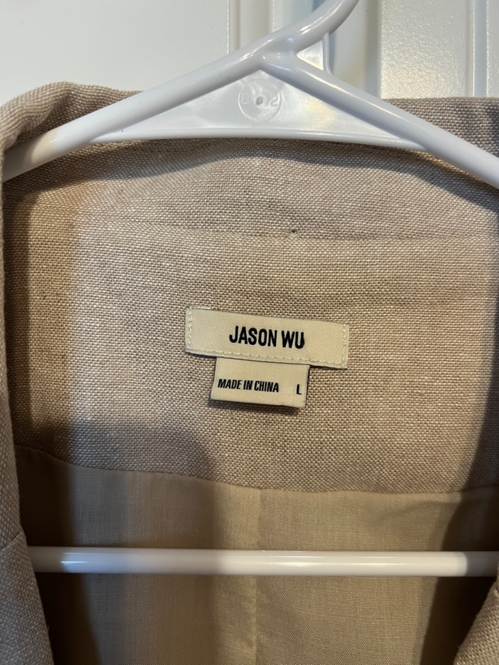 Jason Wu Cropped Beige Blazer - Picture 2 of 3